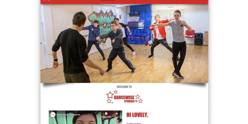 Dancewise Studios Website