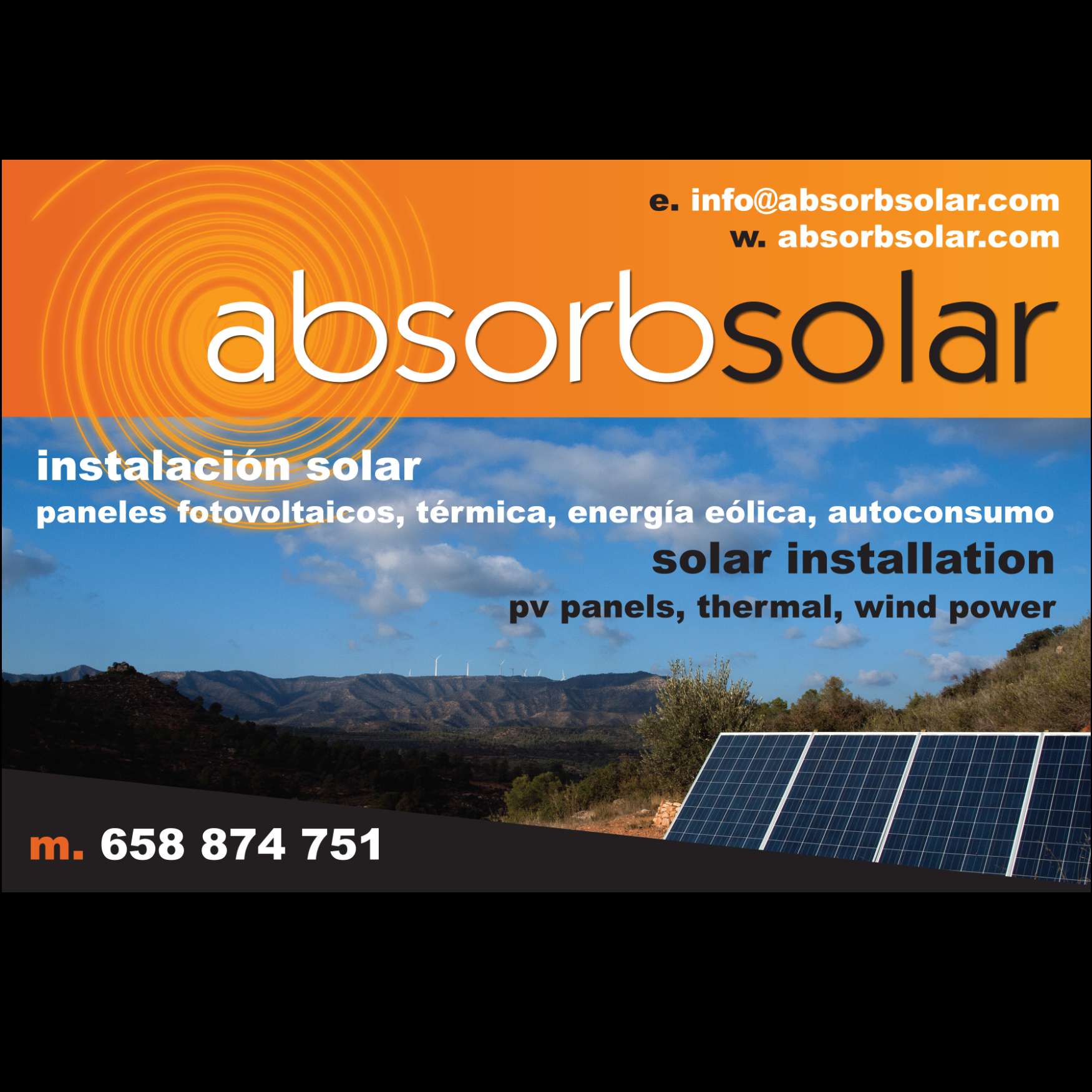Absorb Solar Poster